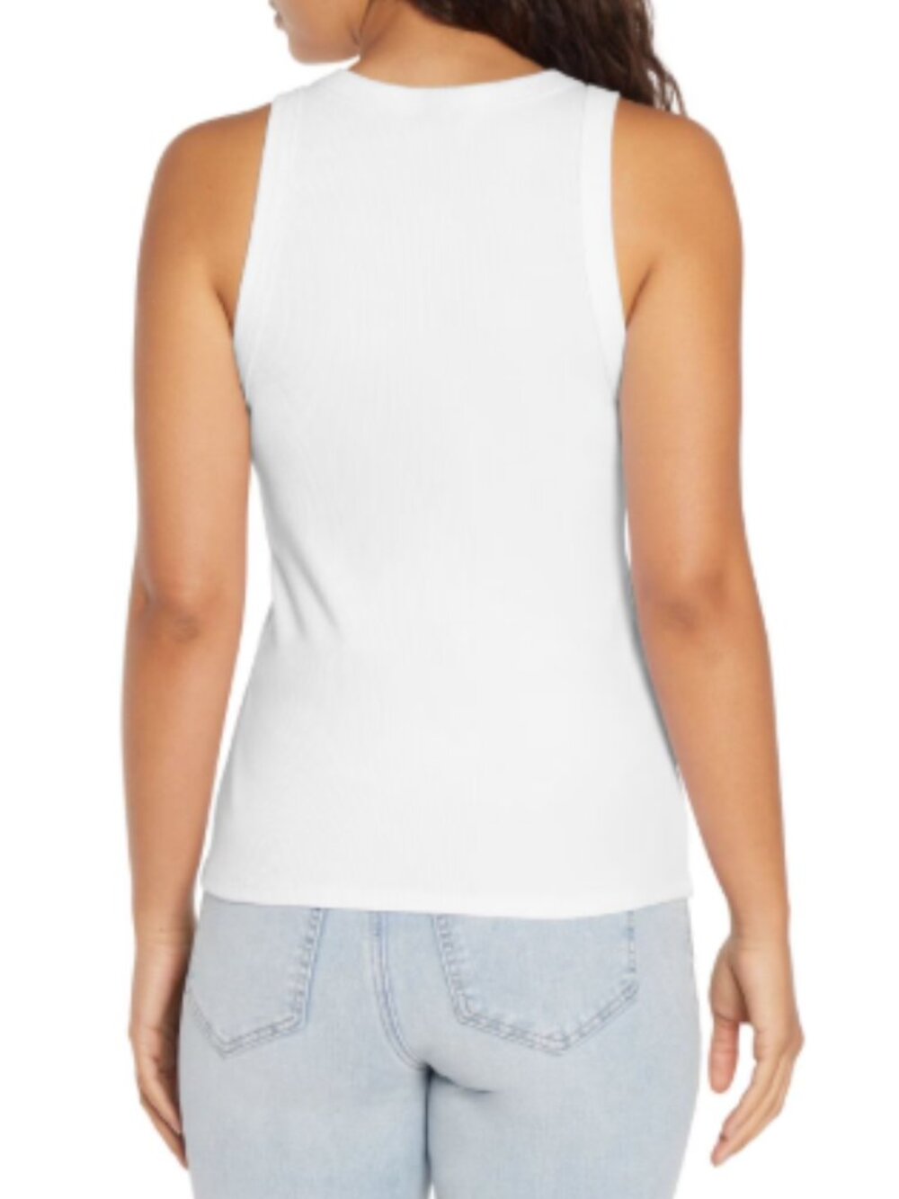 Express Women's Ribbed Tank Top - Picture 2 of 5